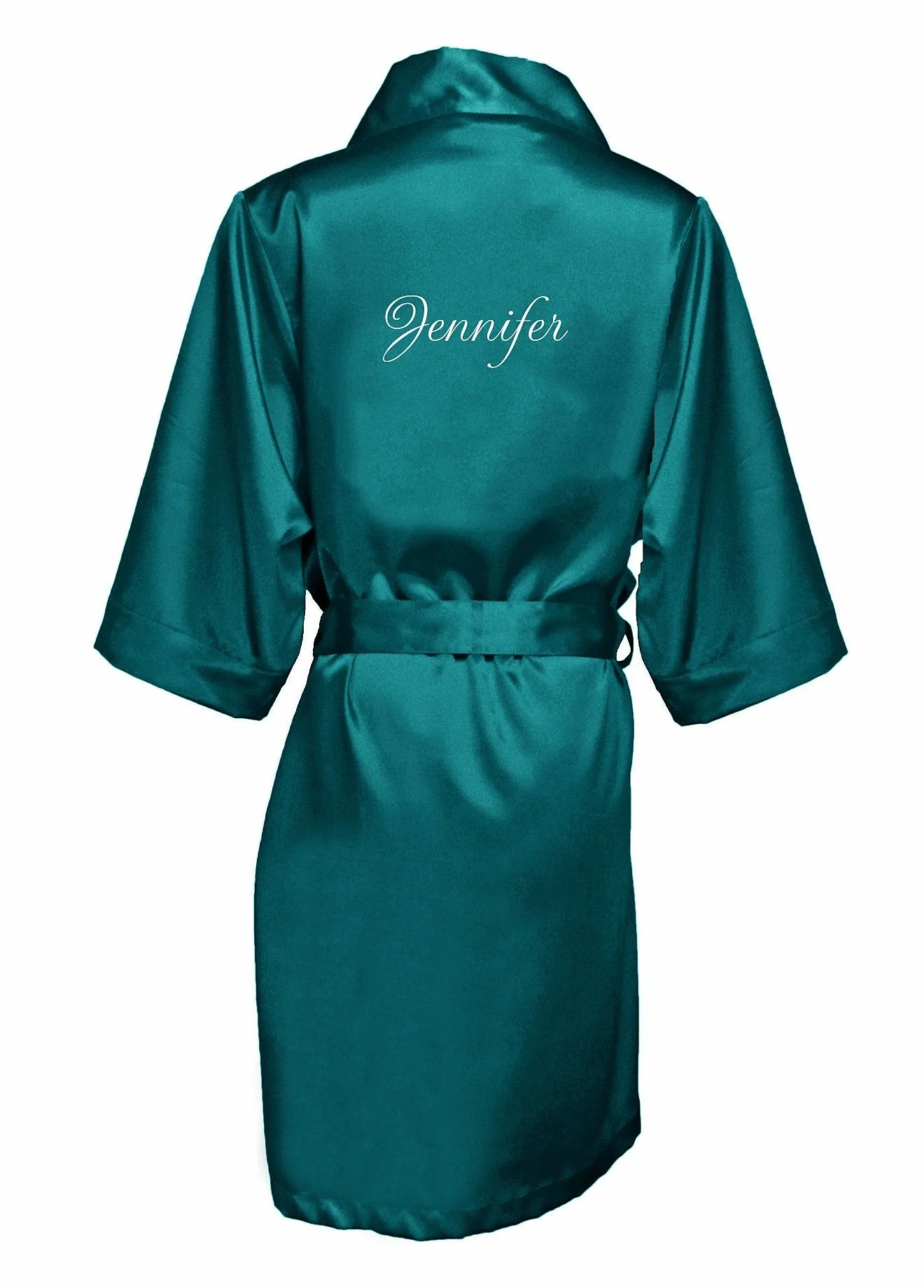 Personalized Embroidered Name Satin Robe