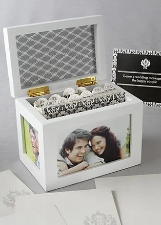Personalized Guest Signature Card Box