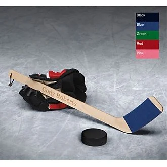 Personalized Hat Trick Mini Hockey Stick