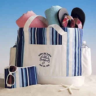 Personalized Honeymoon Beach Bag for Two