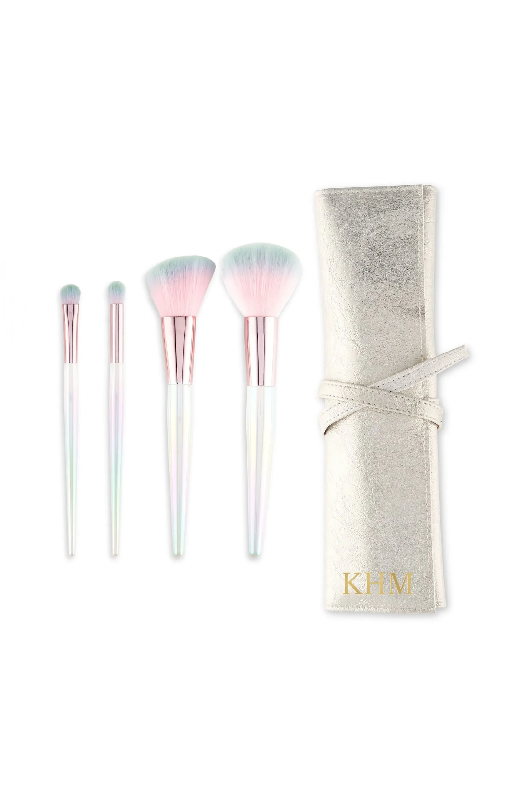 Personalized Makeup Brush Set and Roll Pouch