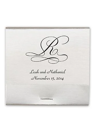 Personalized Match Book with Monogram
