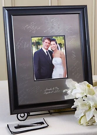 Personalized Signature Frame With Beaded Frame