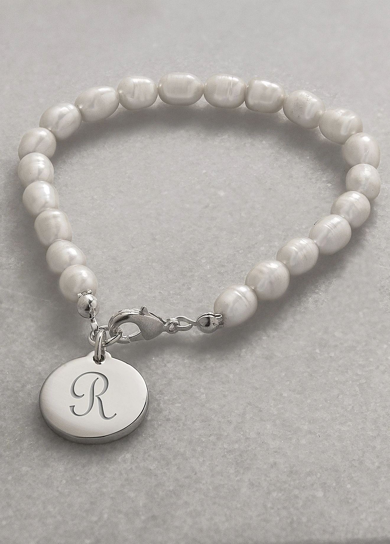 Personalized Simplicity Pearl Bracelet