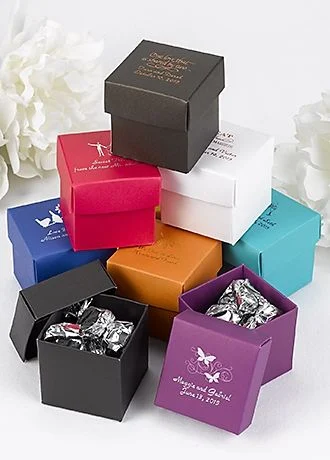 Personalized Two Piece Favor Boxes Pack of 25