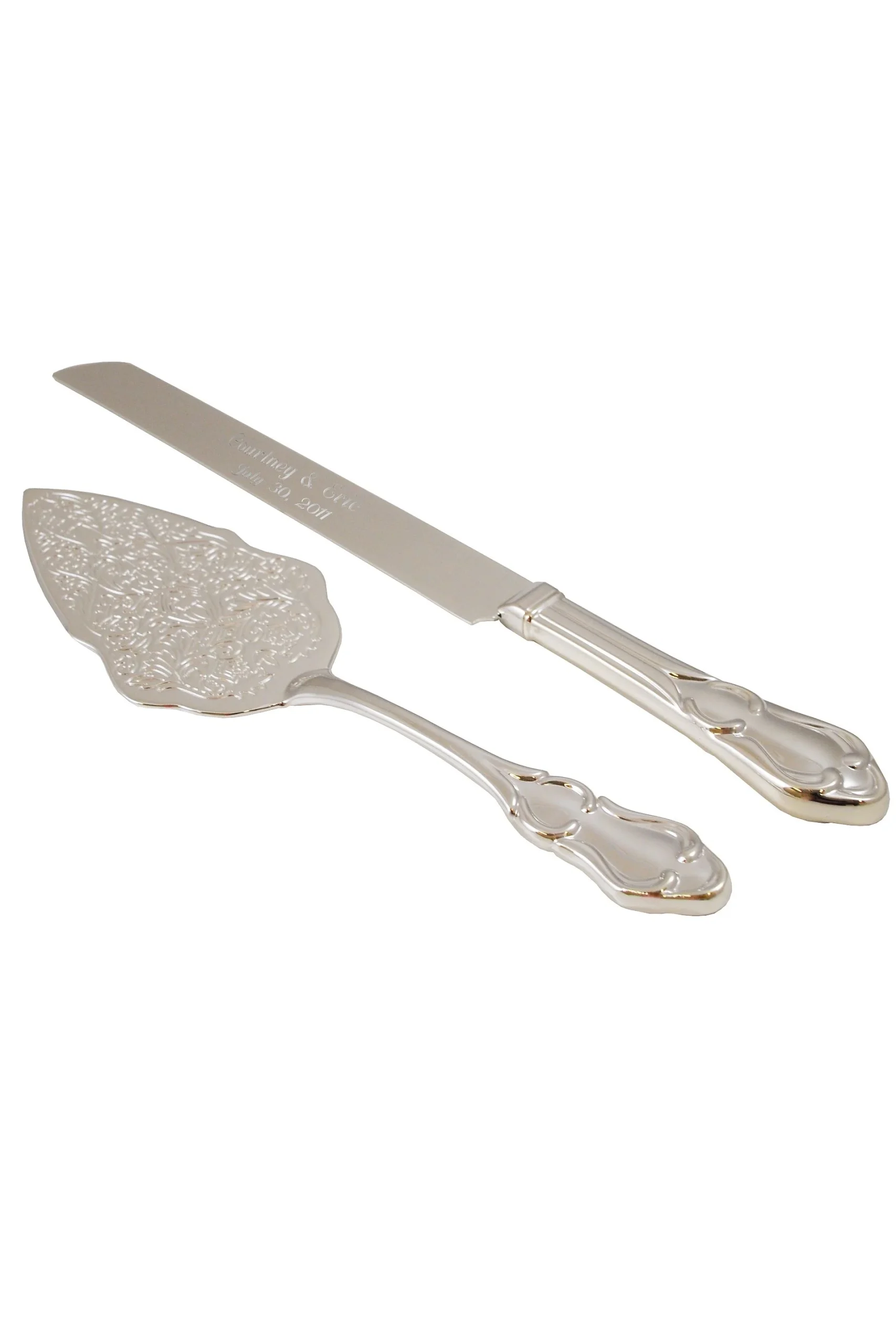 Personalized Vintage Cake Serving Set
