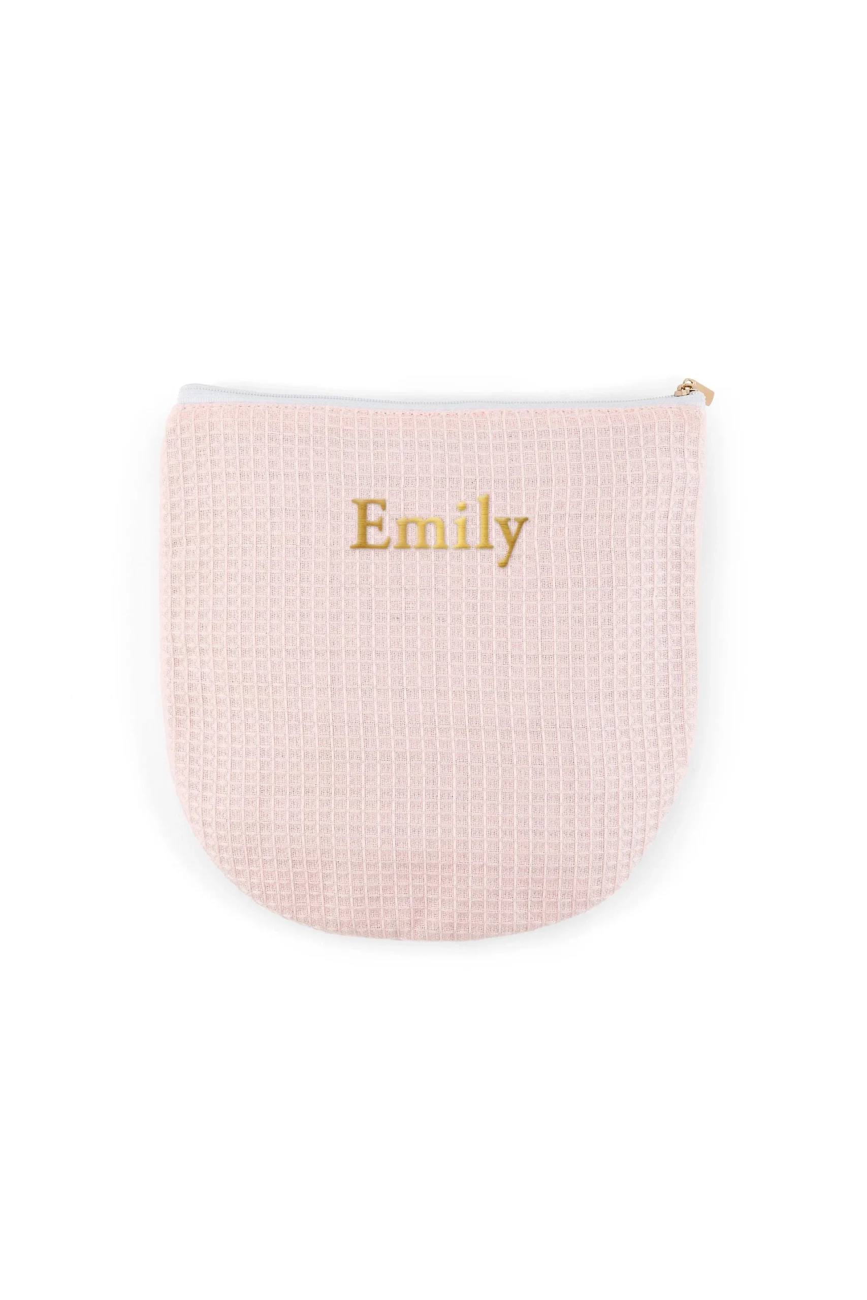 Personalized Waffle Makeup Bag