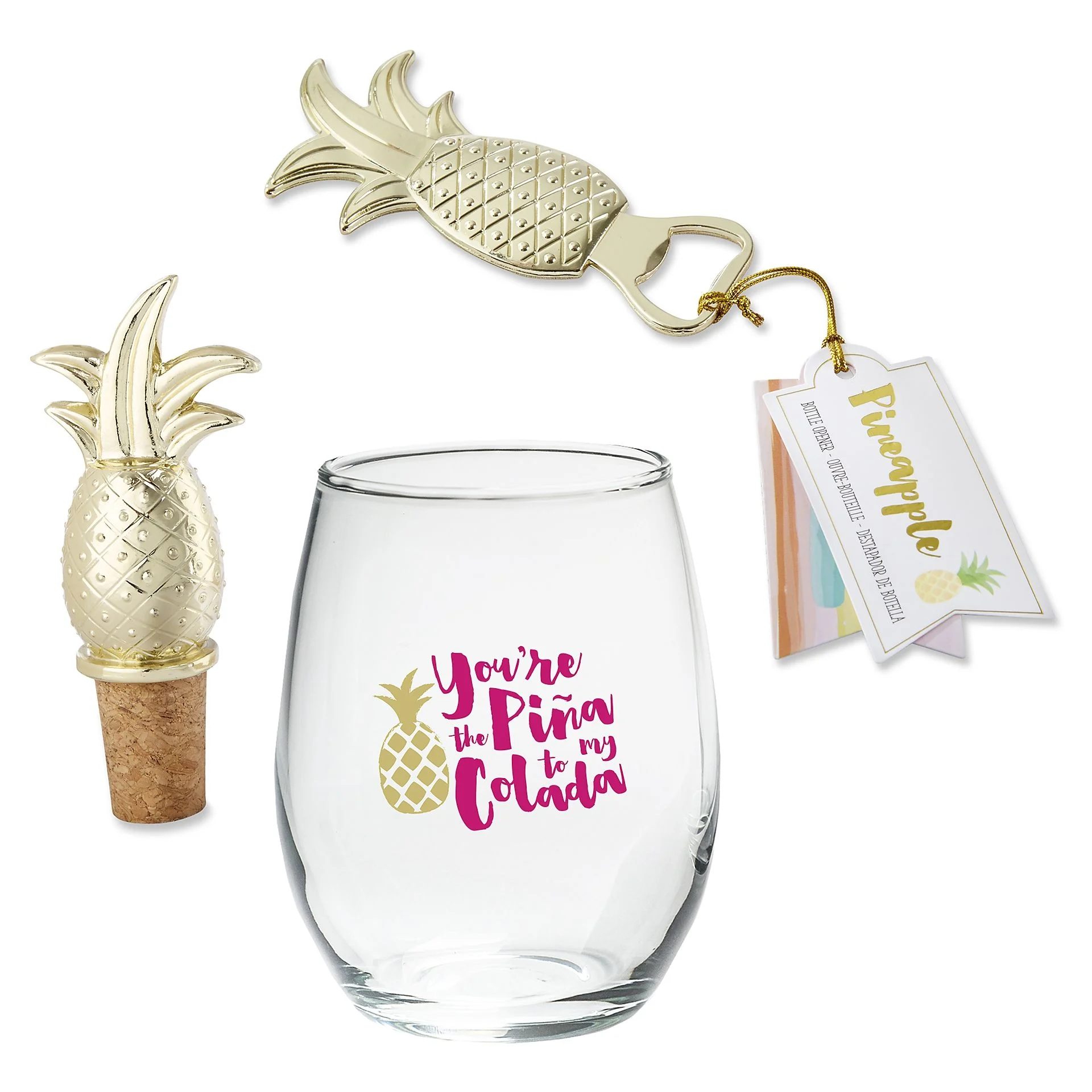 Pina Colada Wine Gift Set