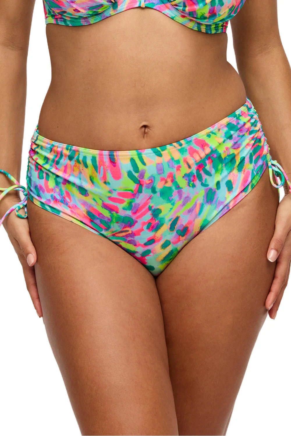 PrimaDonna Swim Douala Full Brief with Ropes, Impressionist Summer (4014052)