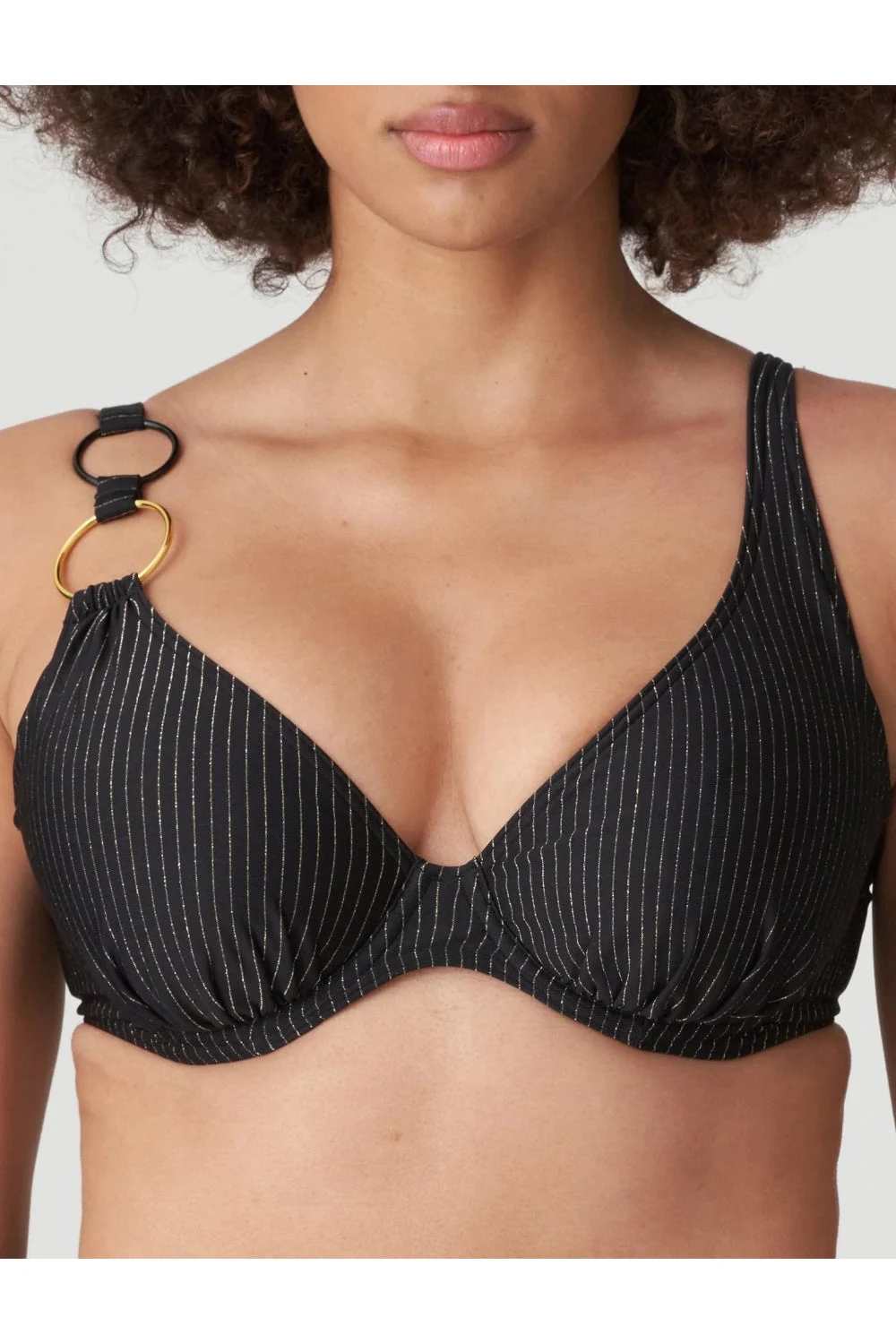 PrimaDonna Swim SOLTA Plunge Bikini, Black (4010119)