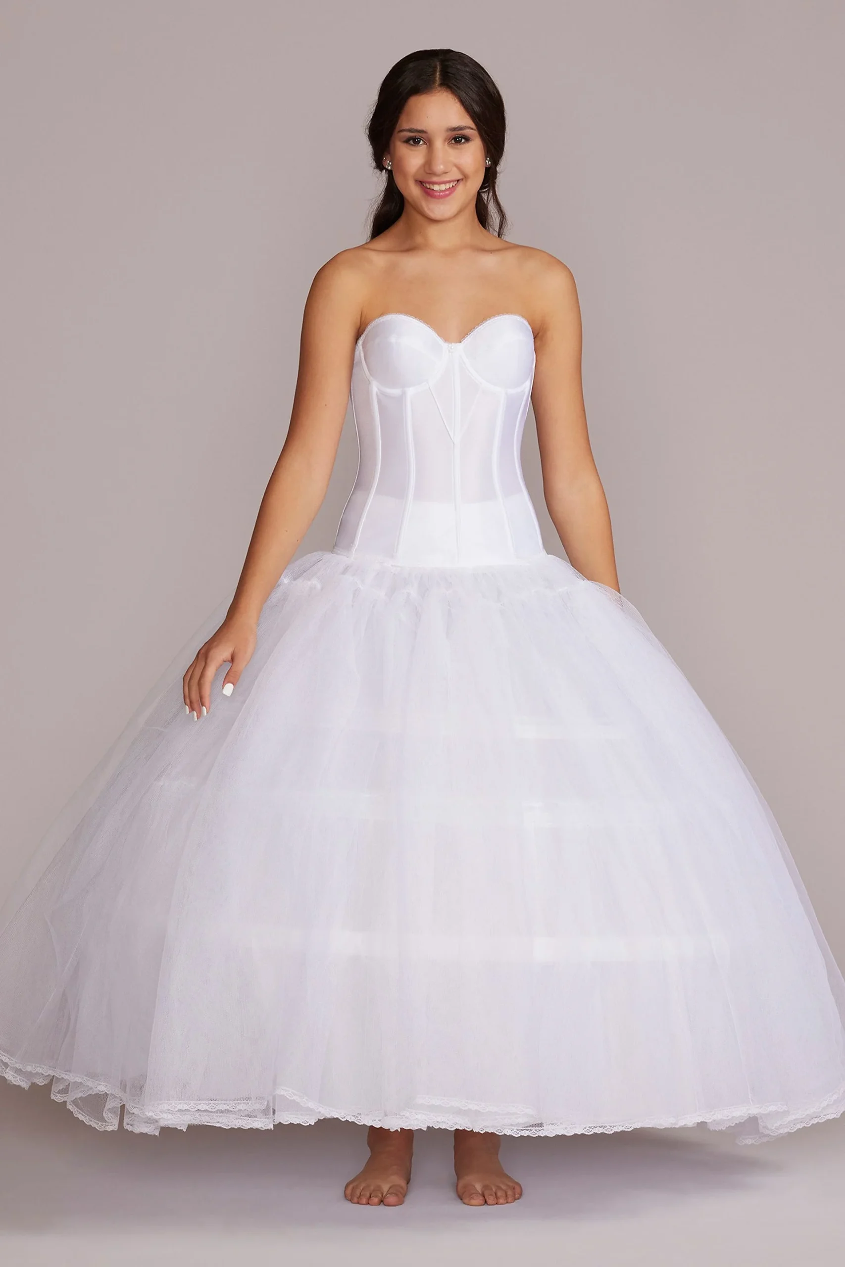 Quinceanera Ball Gown Hoop Slip