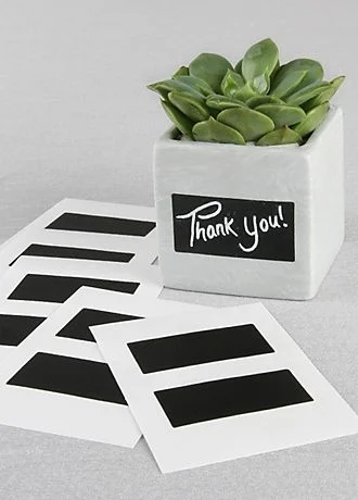 Rectangle Chalkboard Stickers Set of 10