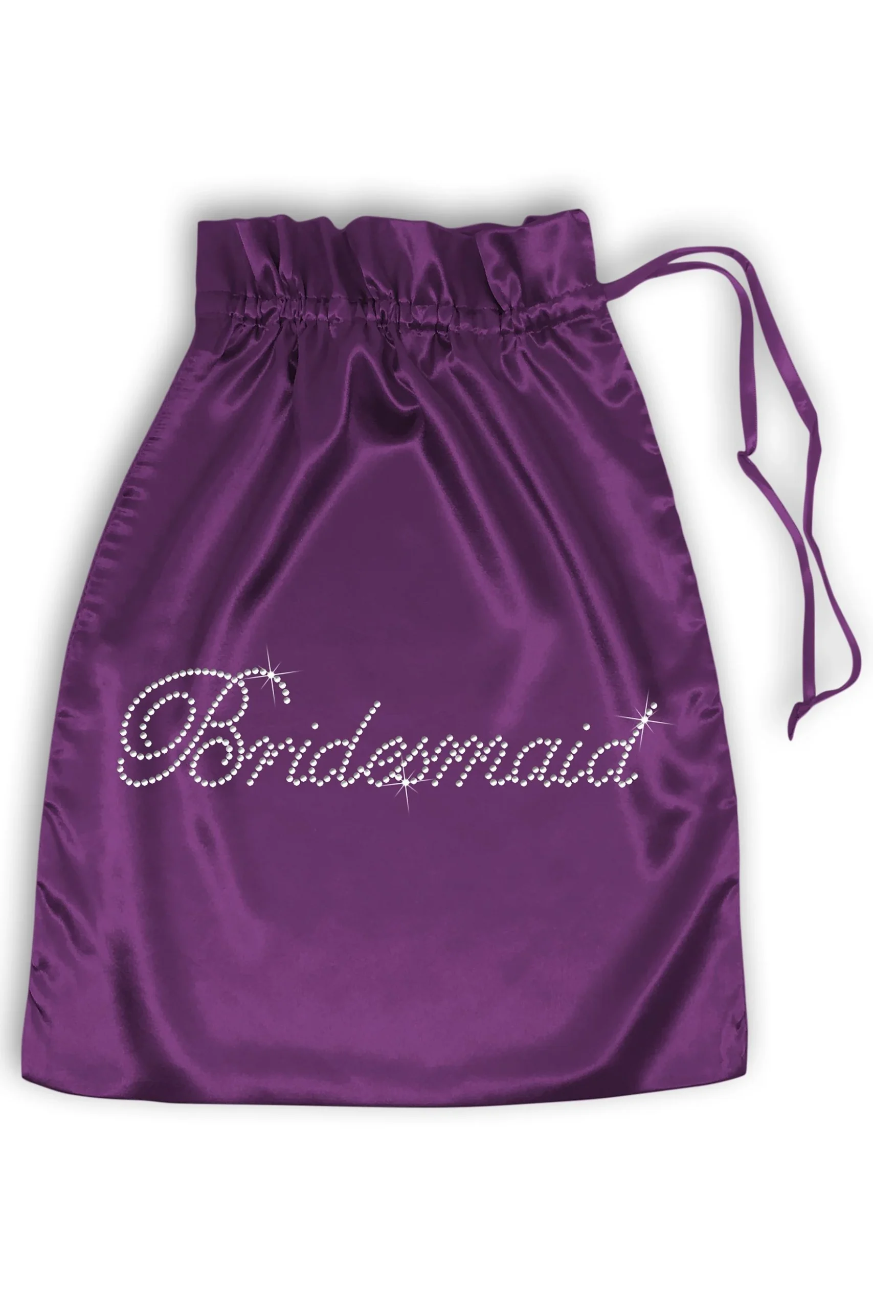Rhinestone Bridesmaid Satin Bag