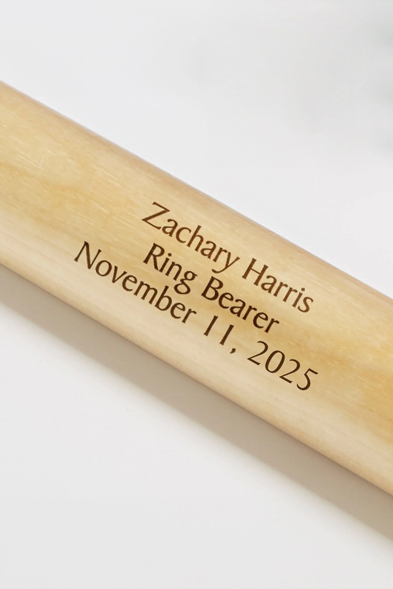 Ring Bearer Personalized 18 Mini Baseball Bat
