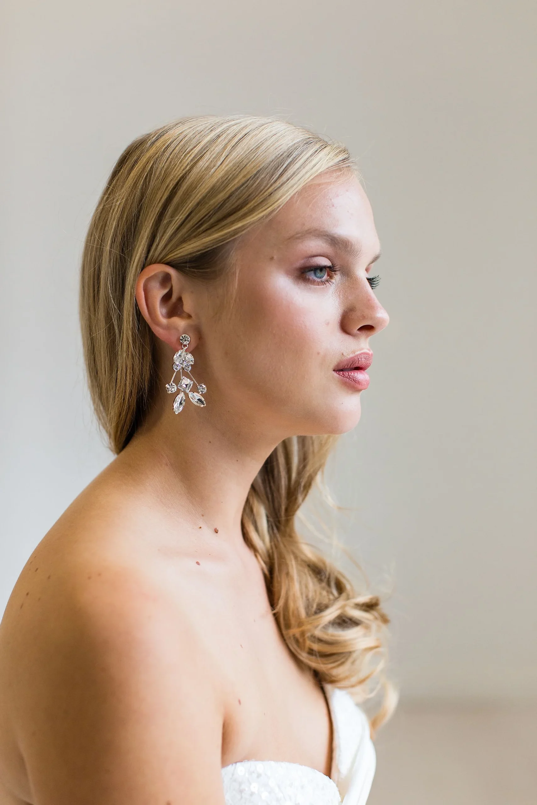 Rochelle Austrian Crystal Chandelier Earrings