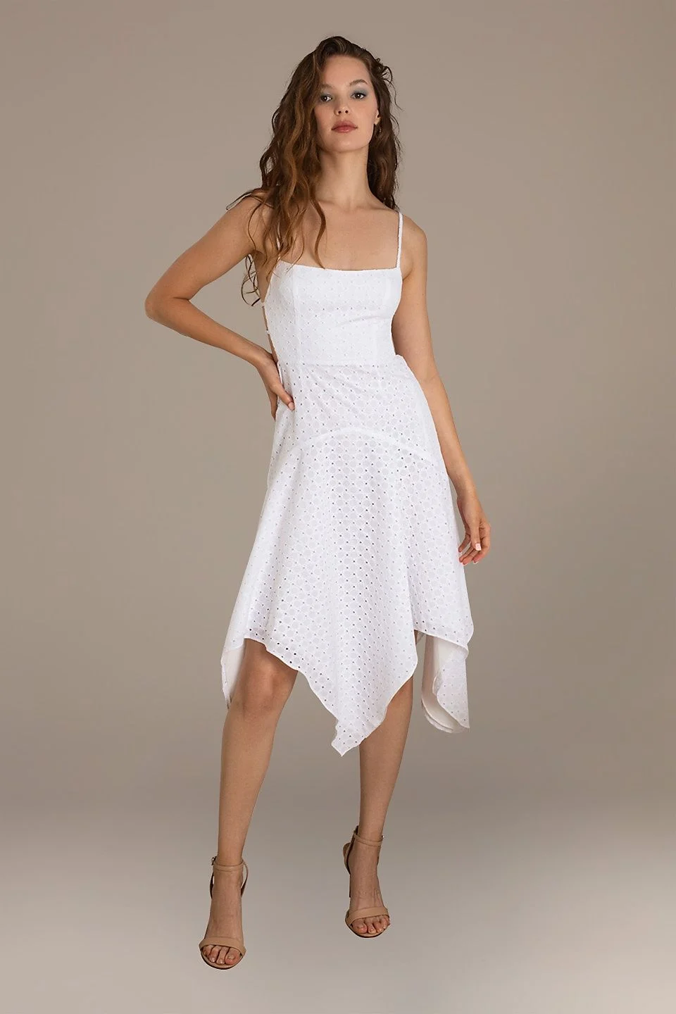 Sabine Open Back Asymmetrical Dress