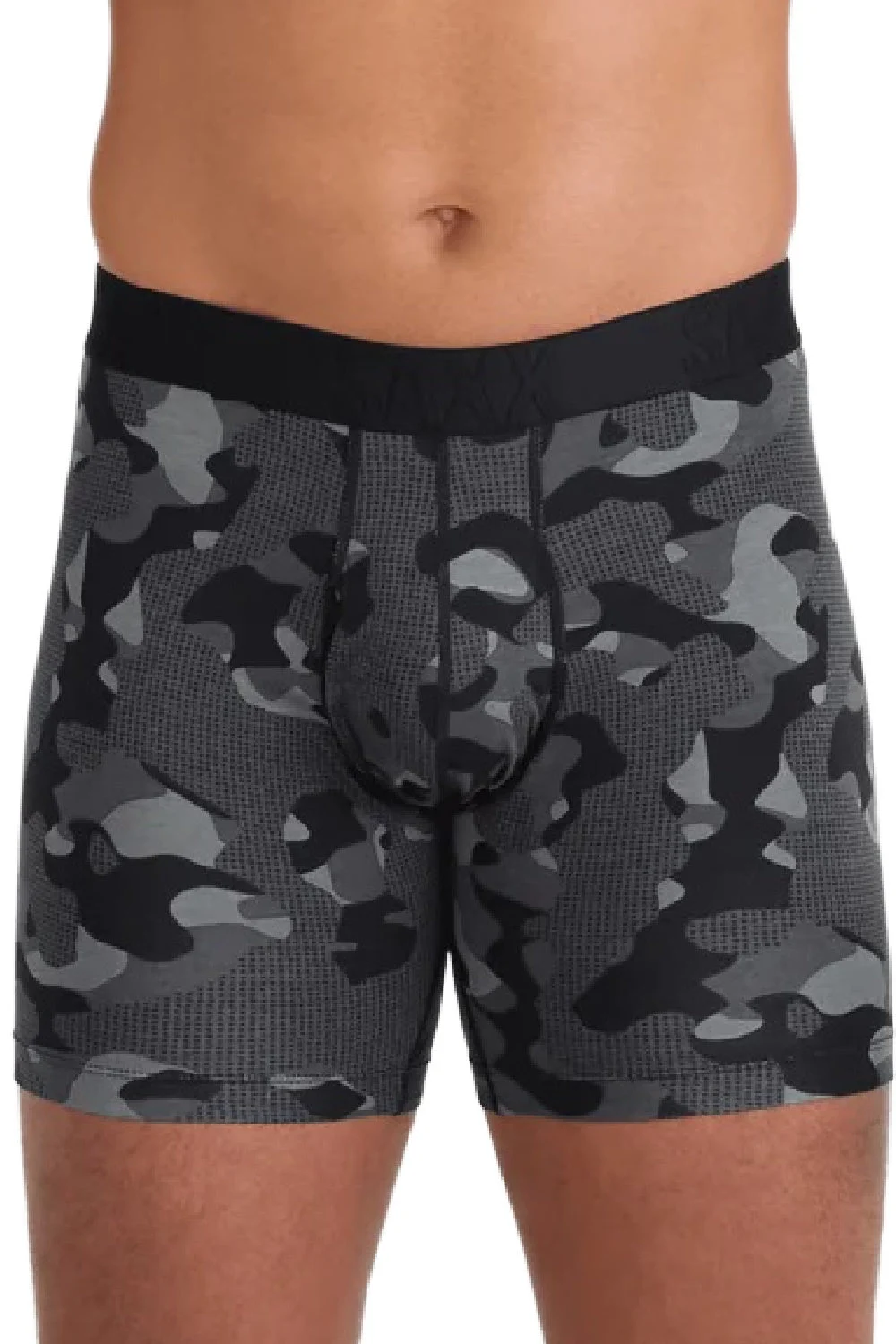 SAXX DropTemp Cooling Cotton Boxer SXBB86F-PCG (Pebble Camo-Graphite)