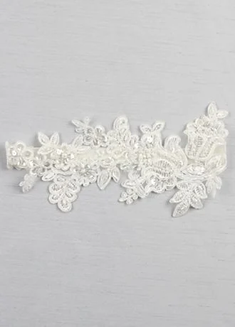 Sea of Petals Bridal Garter