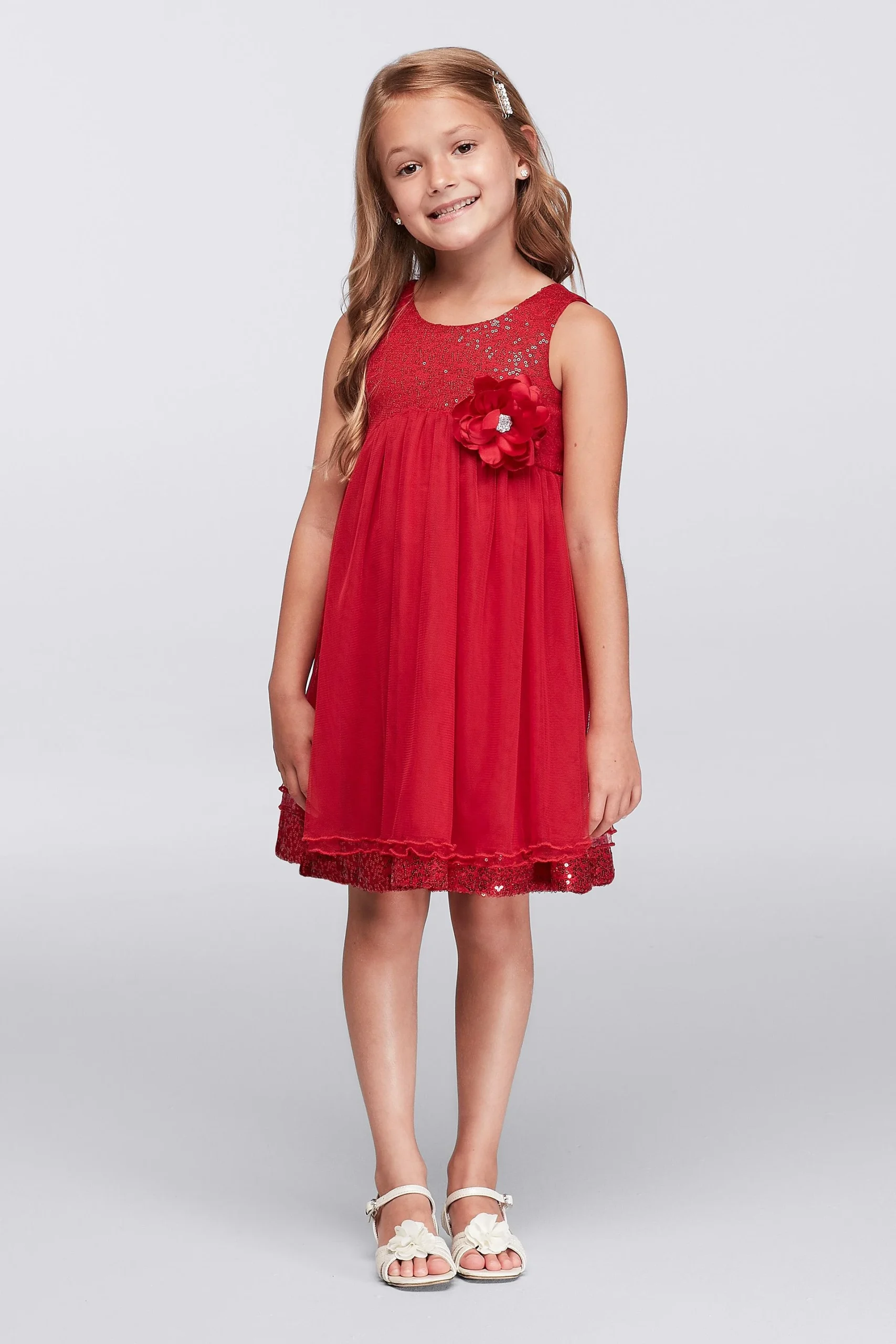 Sequin Soft Mesh Tank Dress