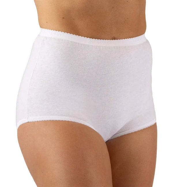 Shadowline Cotton Full Brief Panty 3 PACK (17021/17021X) - White