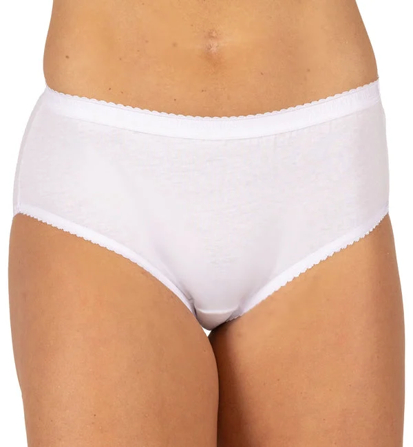 Shadowline Cotton Hipster Panty 3 PACK (11021/11021X) - White