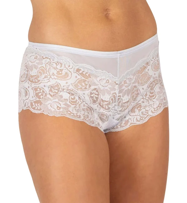 Shadowline Silhouette Lace Cheeky Panty (11737/11737X) - Diamond White
