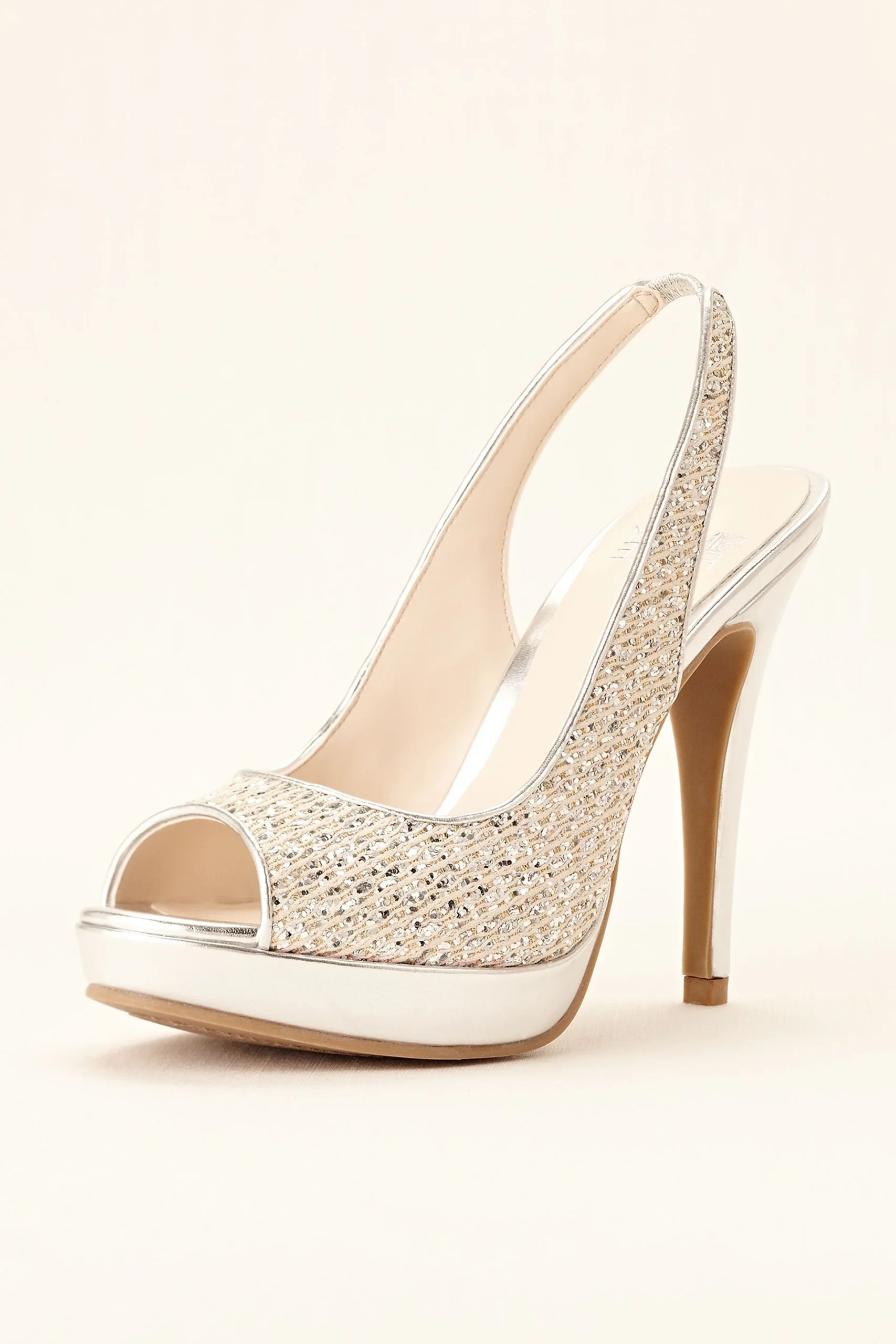 Simply Pelle Peep Toe Sling Back Pump