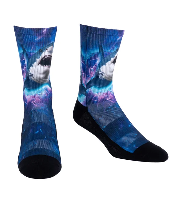 SOCK it to me Athletic Printed Performance Crew Socks (SITMAPC) - In Case of Emergency Break Glass