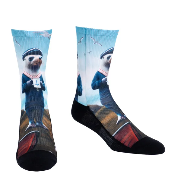 SOCK it to me Athletic Printed Performance Crew Socks (SITMAPC) - Knot Your Average Sailor