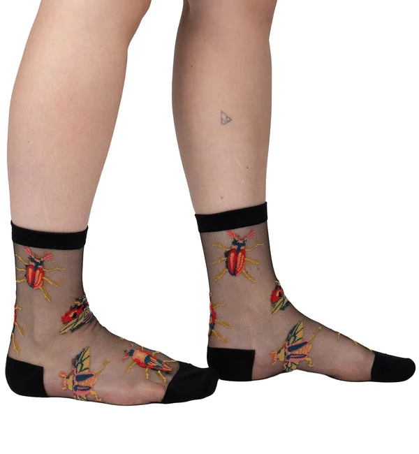 SOCK it to me Sheer Crew Socks (SITMSCS) - The Beetles