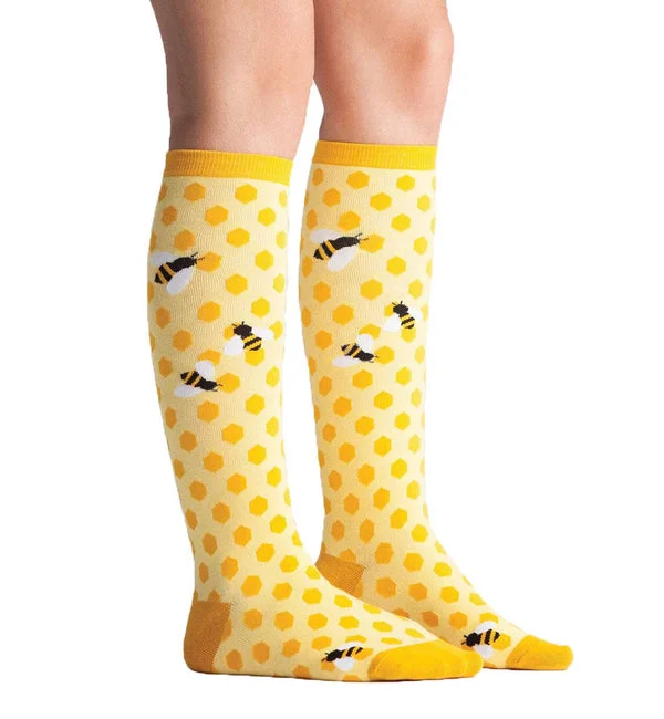 SOCK it to me Unisex Knee High Socks (SITMKHS) - Bee's Knees