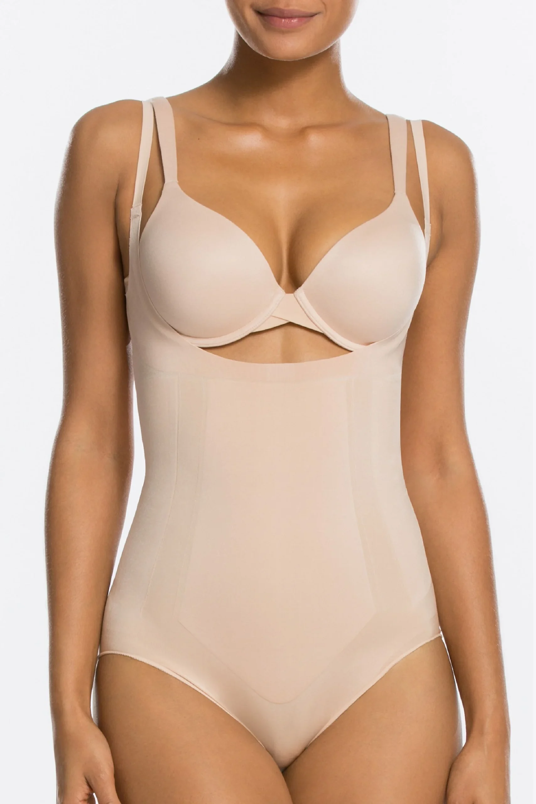 Spanx OnCore Open-Bust Brief Bodysuit