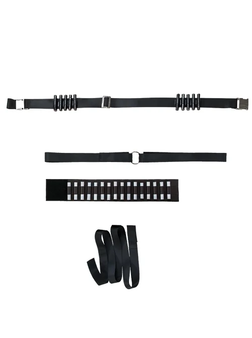 Star Wars Squadrons Fighter Flight Suit Halloween Cosplay Accessories Black Straps Components