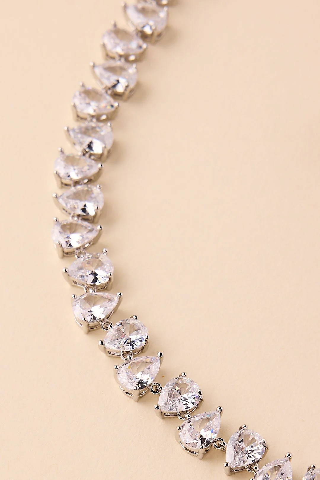 Statement Cubic Zirconia Necklace and Earring Set