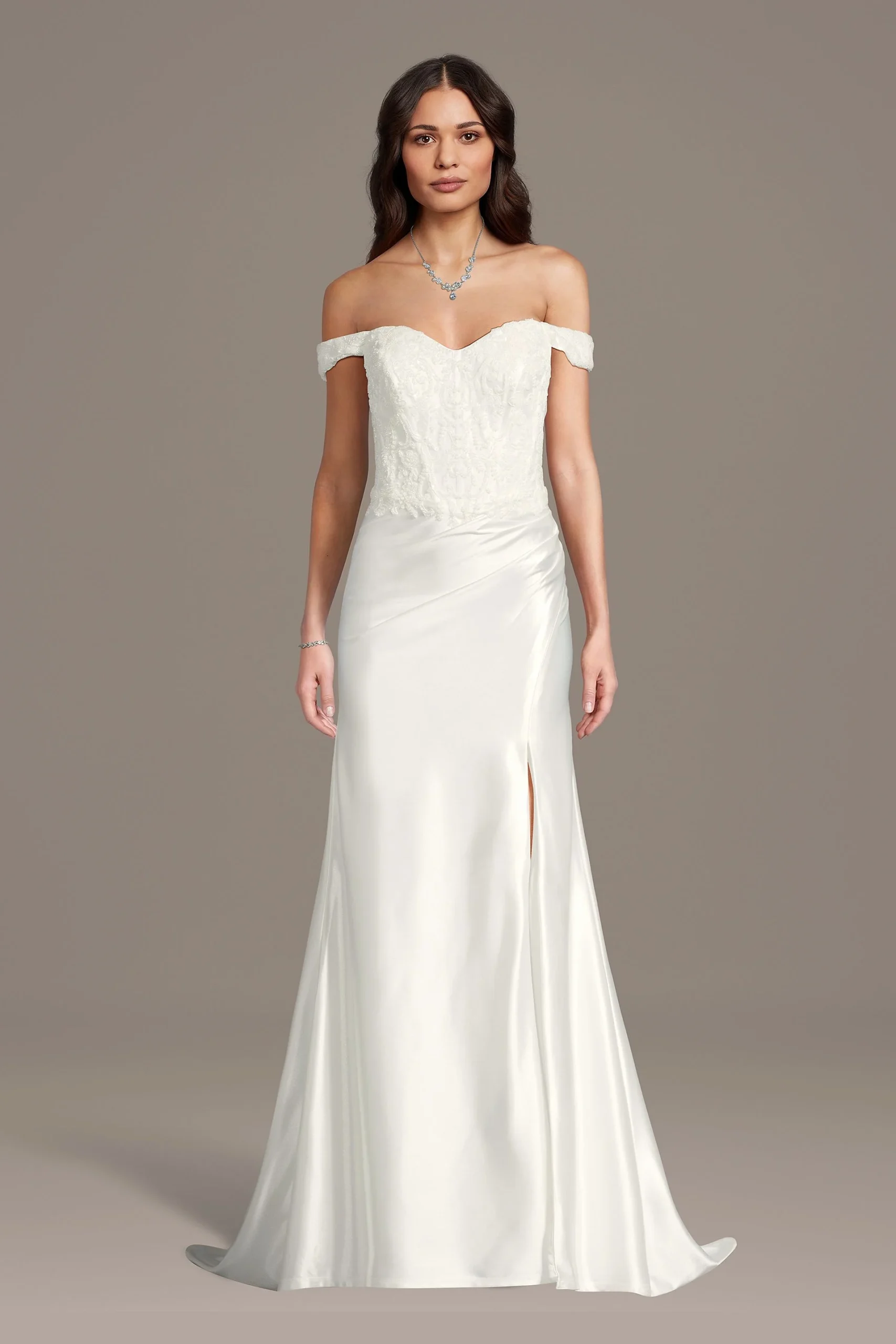 Sweetheart Sculpting Satin Mermaid Wedding Dress