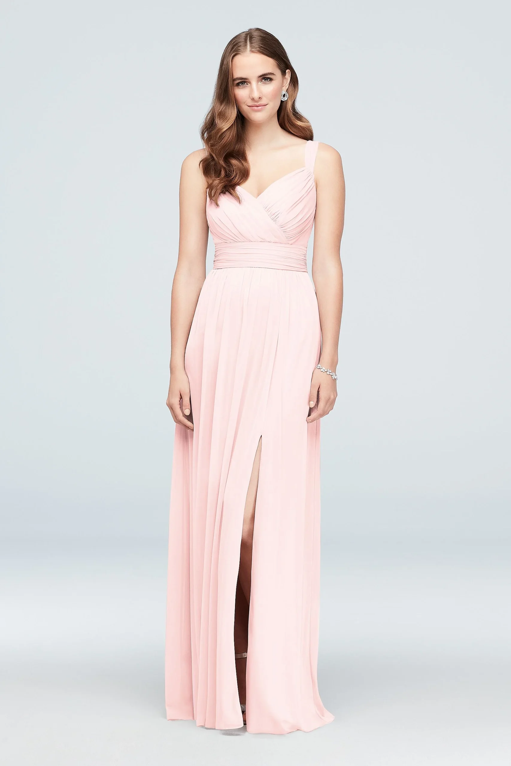 Sweetheart Tank PleatedBridesmaid Dress