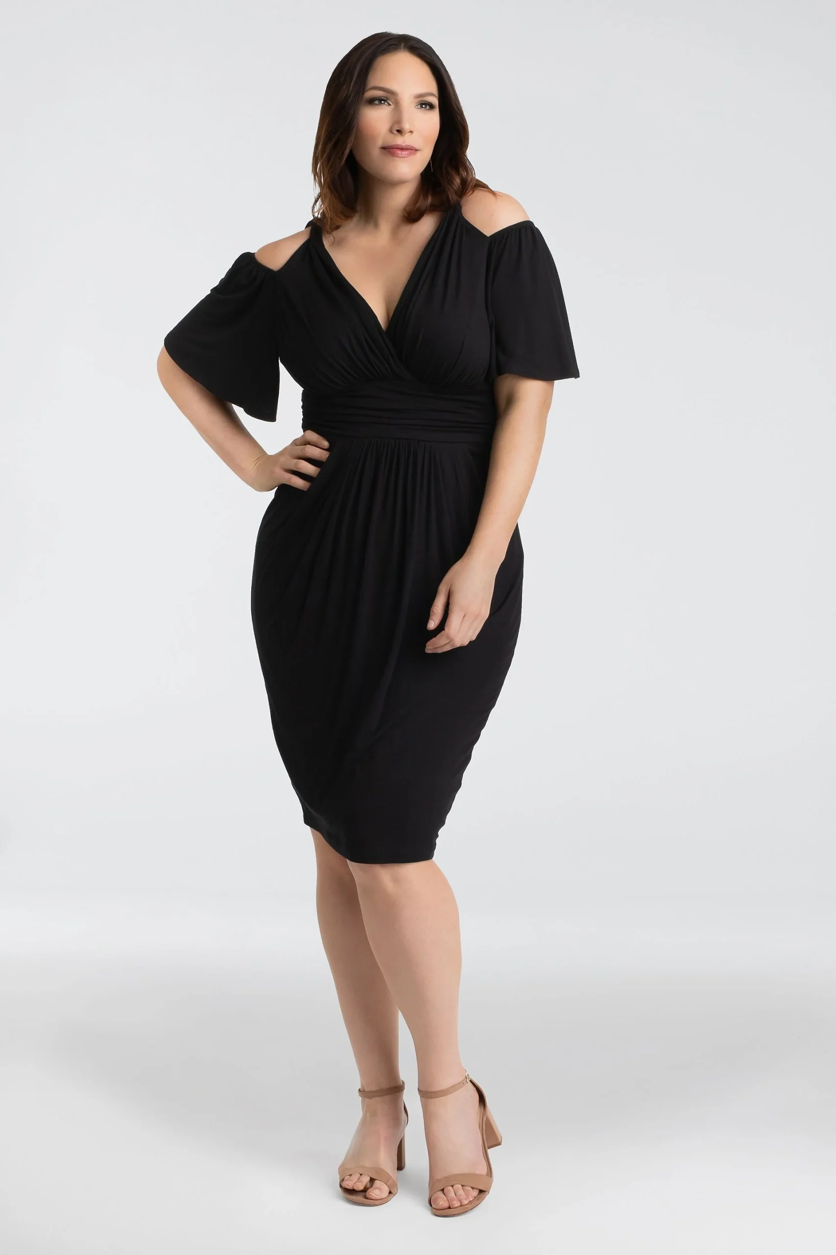 Tantalizing Twist Plus Size Sheath Dress