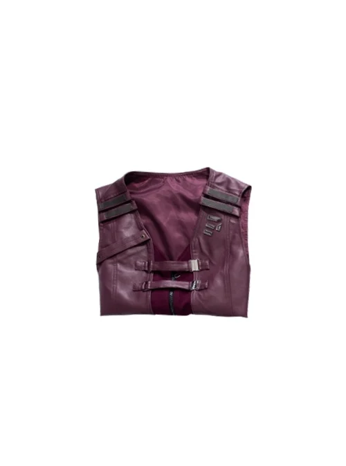 Thor Love And Thunder Star-Lord Peter Quill Halloween Cosplay Costume Purple Short Vest