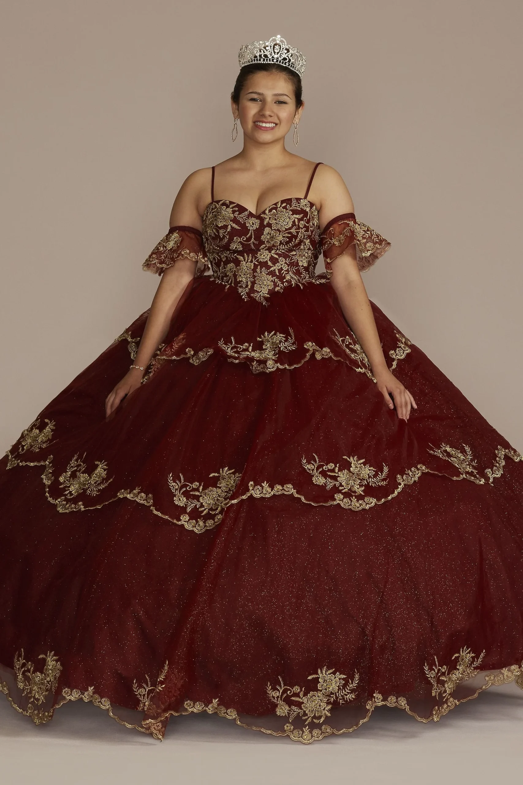 Tiered Quince Dress with Interchangeable Sleeves