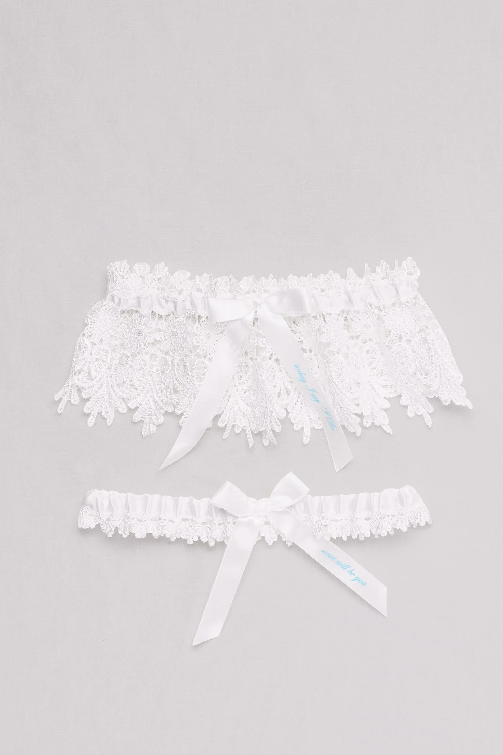 Today I Say I Do Lace Garter Set