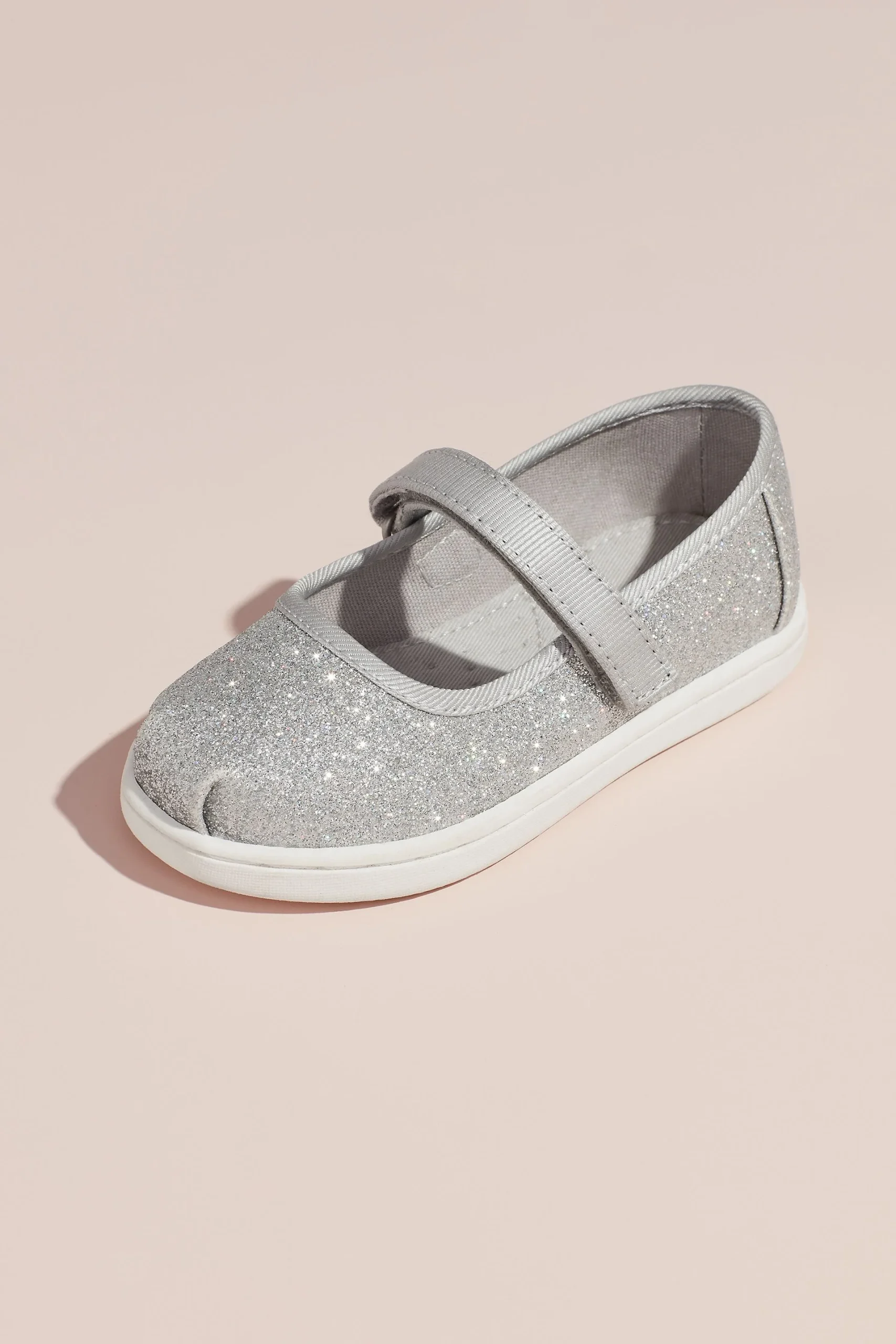 TOMS Girls Glitter Mary Janes