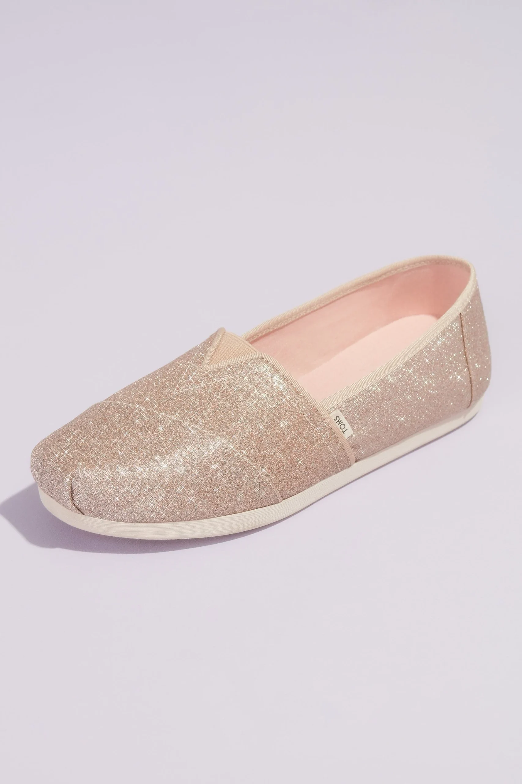 TOMS Glitter Canvas Wrap Classic Slip-On Shoes