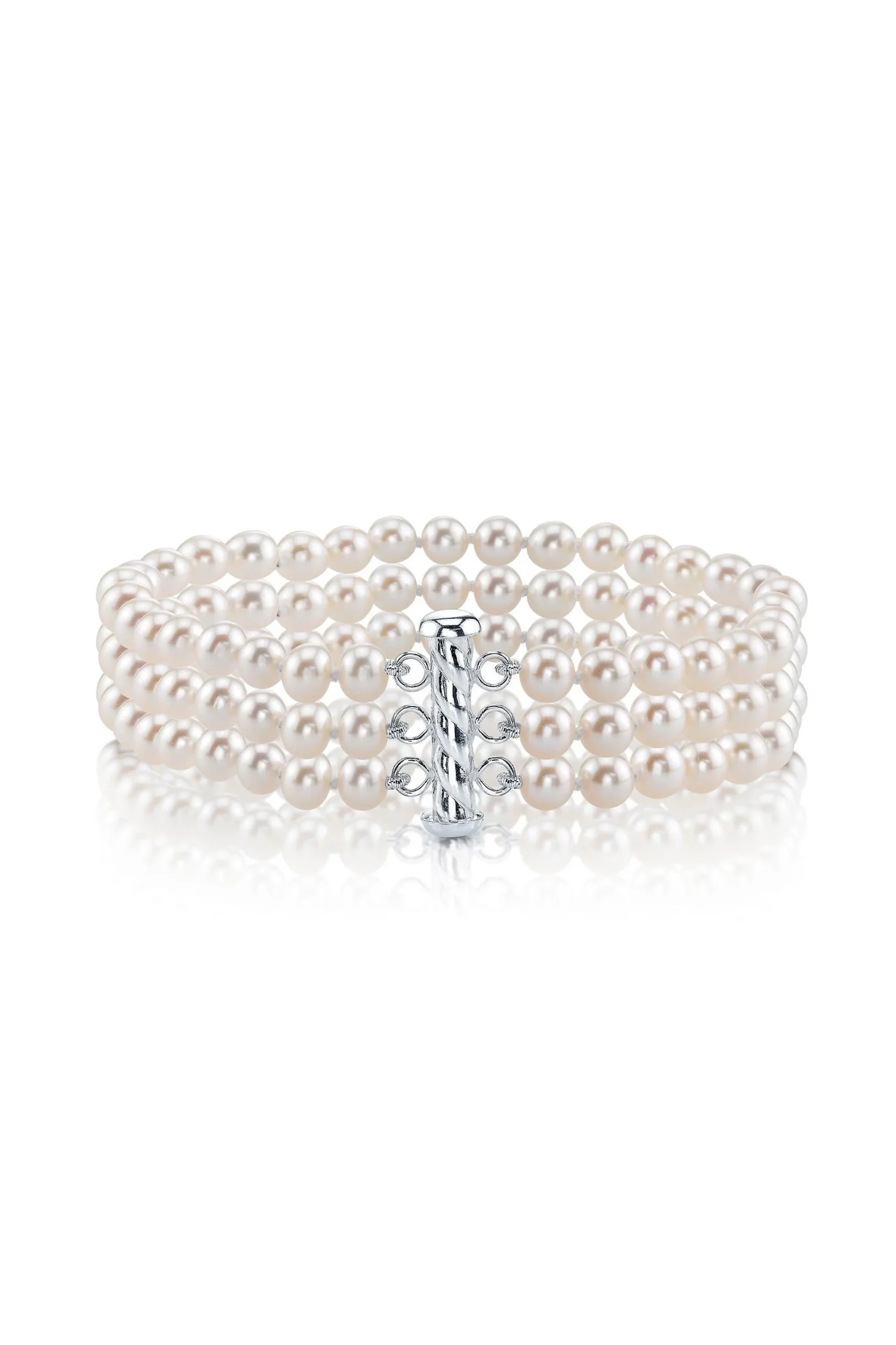 Triple Akoya Pearl Bracelet