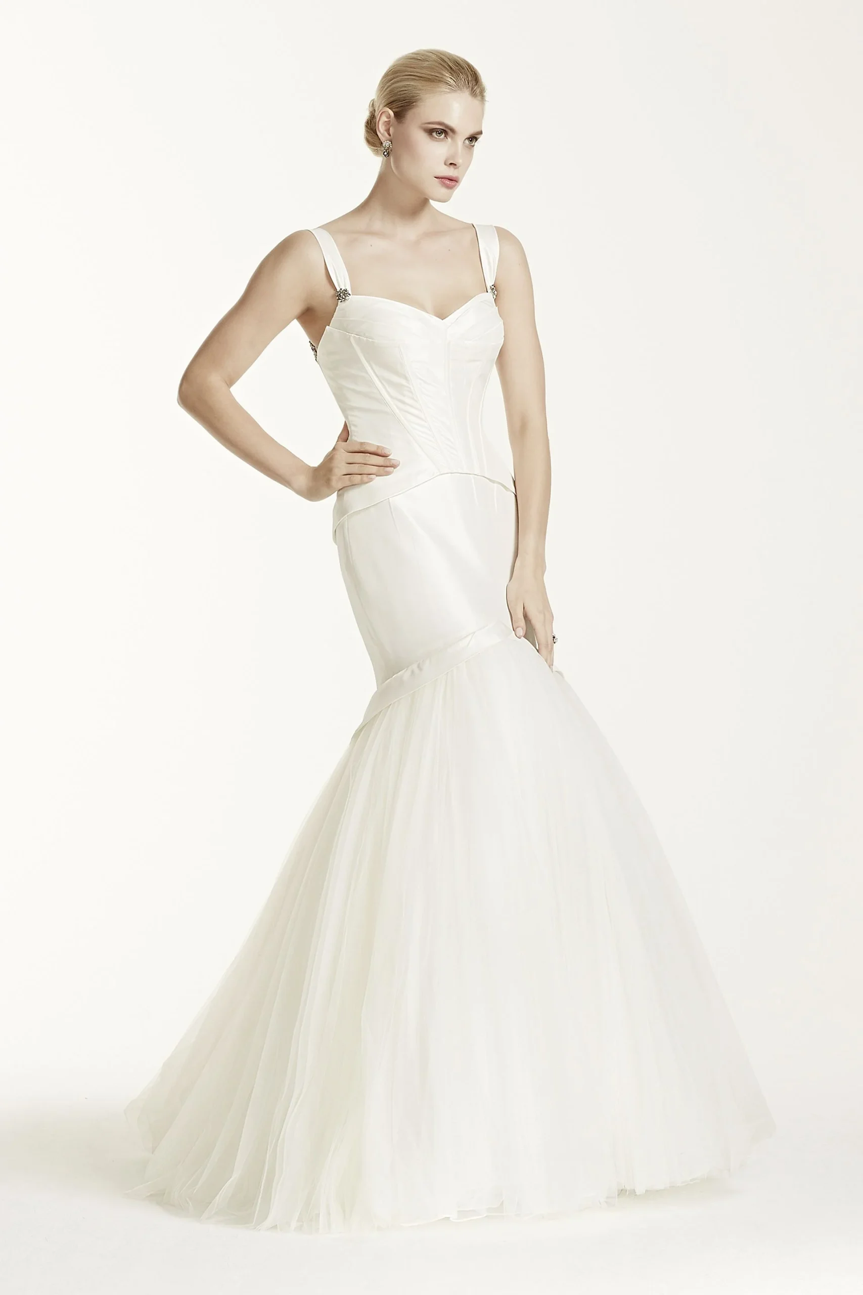 Truly Zac Posen Corset Seam Wedding Dress