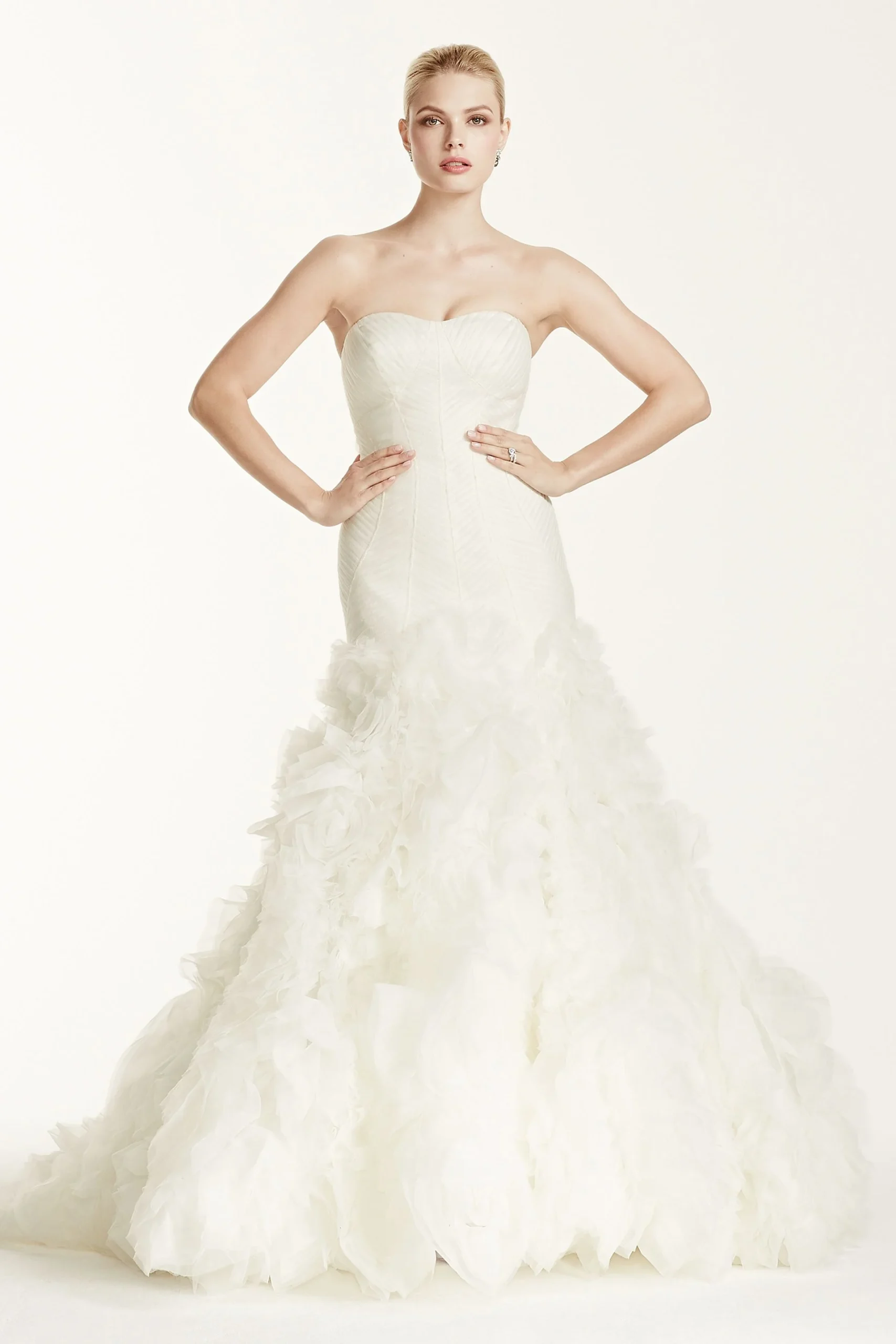 Truly Zac Posen Lace Mermaid Wedding Dress