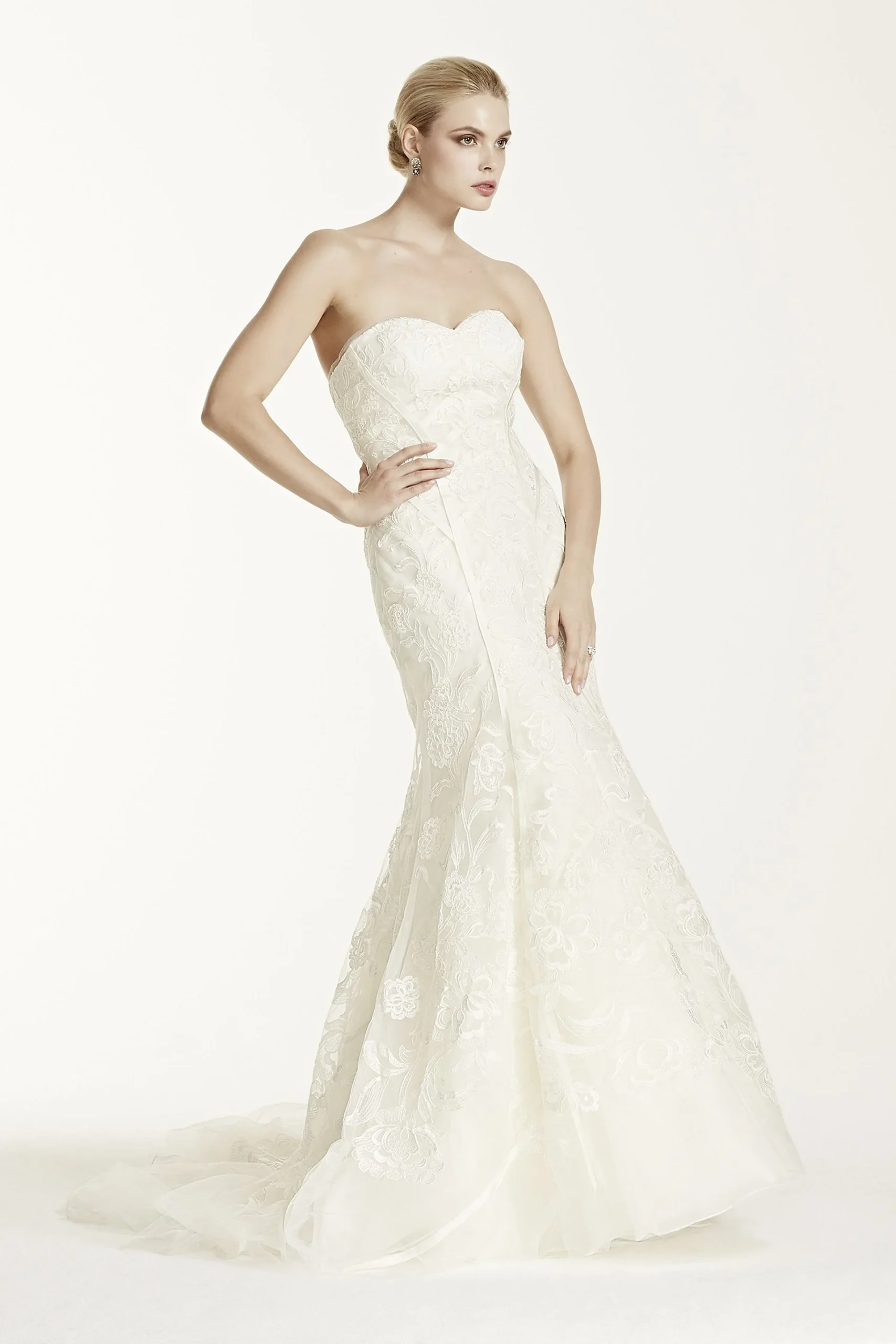 Truly Zac Posen Tulle Mermaid Wedding Dress