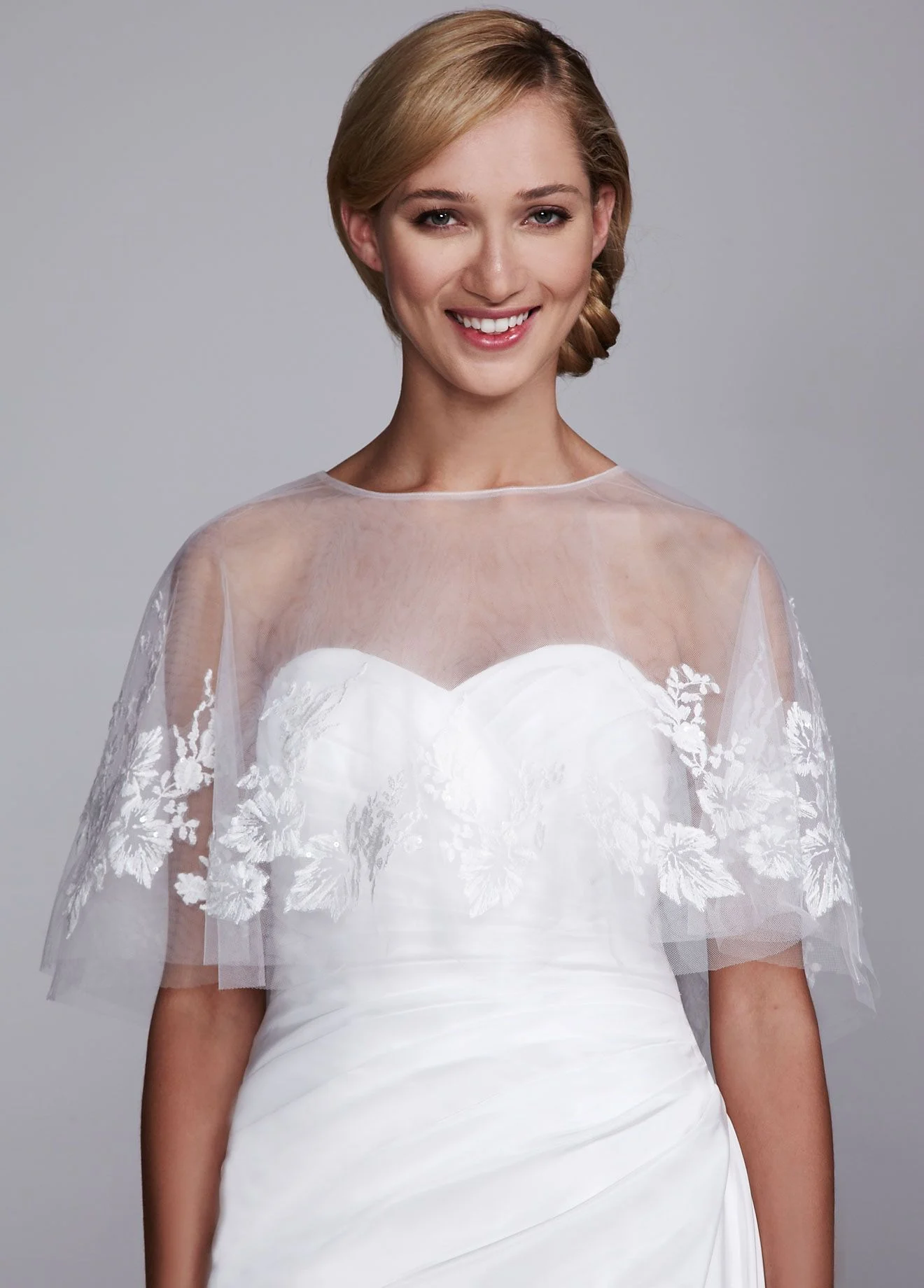 Tulle Lace Cape
