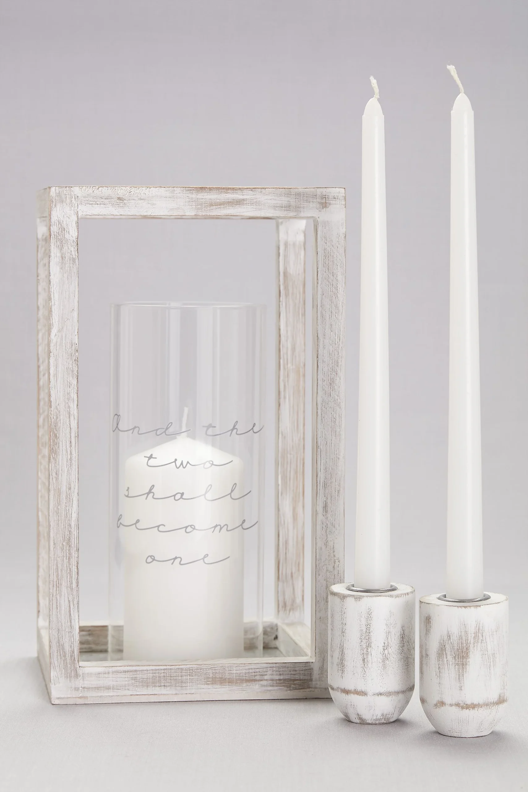 Two Become One Unity Candle Set