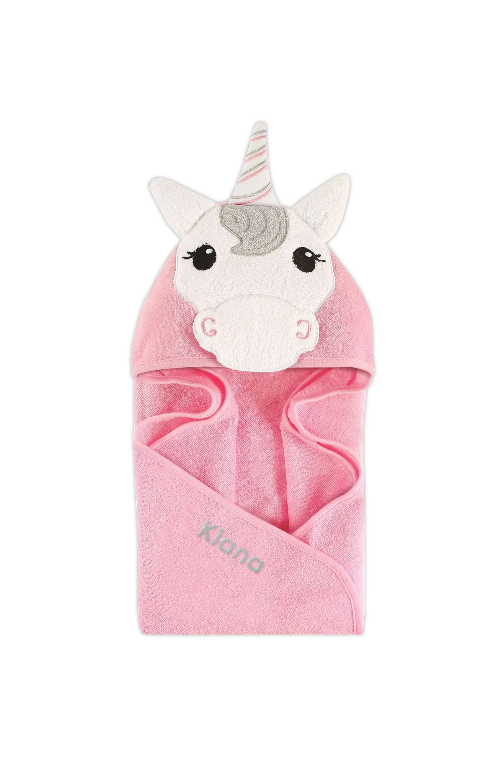 Unicorn Animal Face Hooded Towel