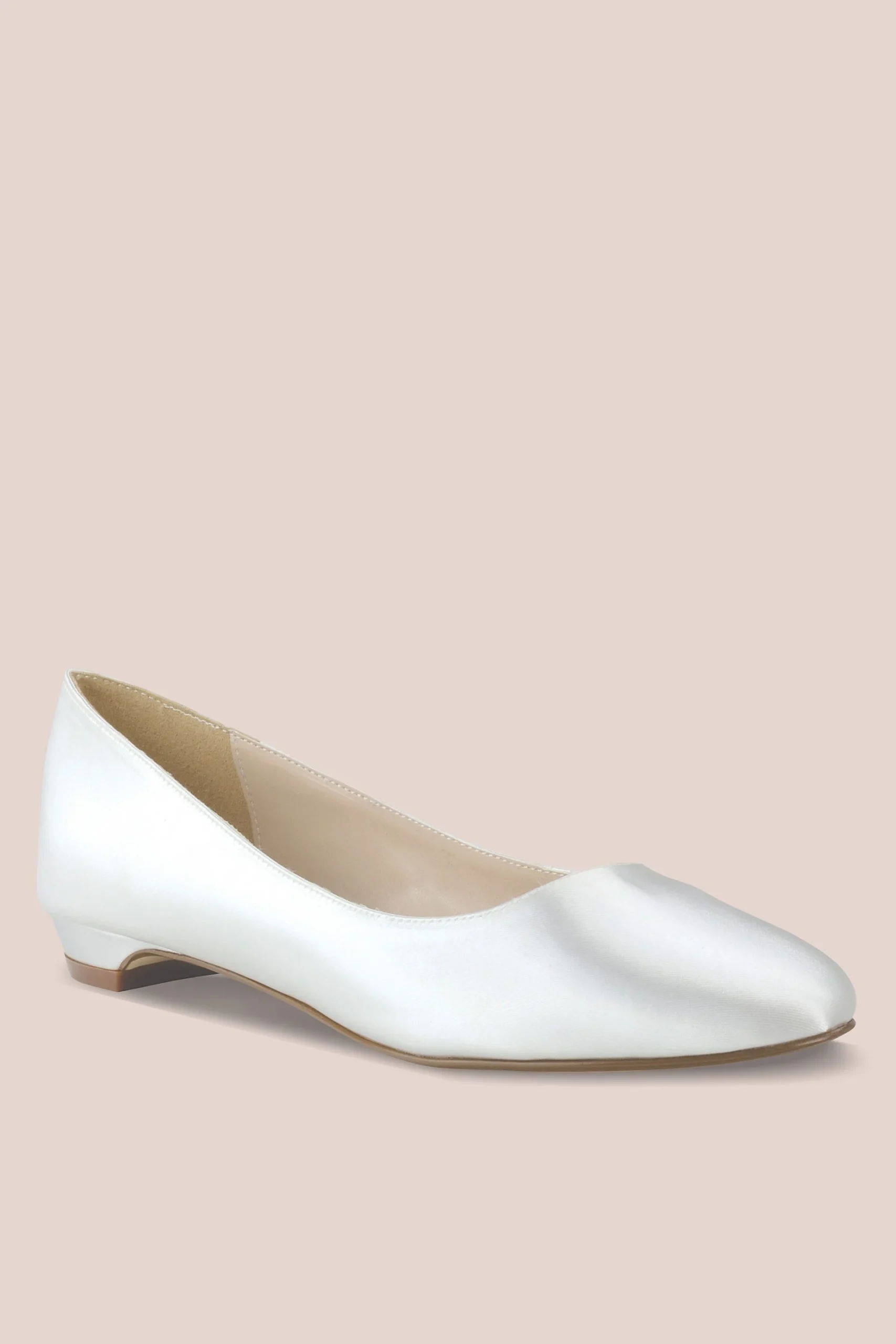 Vivian Dyeable Satin Low Heel Pumps